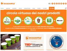 Tablet Screenshot of ecozema.com